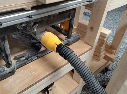 Dewalt DWE7485 Table Saw Dust Collection Adapter