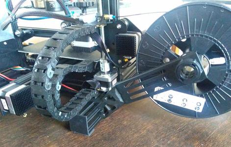 Reinforced Side Spool and Cable Chain Mount