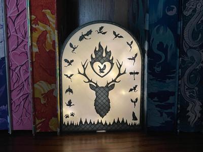 Throne of Glass Booknook Light-Up Shelf Insert