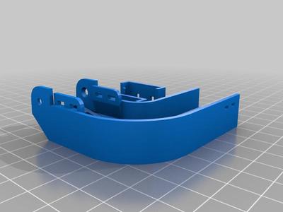 Cable chain to former extruder mount