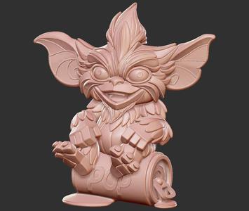 Mohawk Mogwai on Pop Can