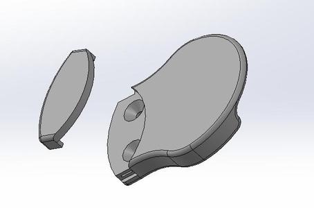 volkswagen sliding PVC door handle