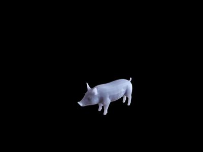Pig 2 miniature diorama STL
