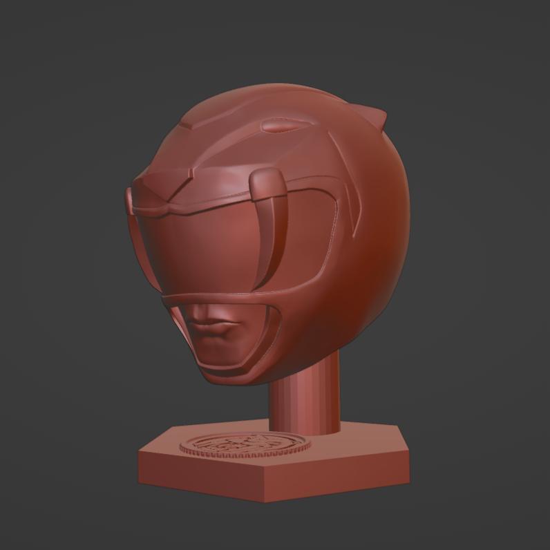 Art Toy Helmet Yellow Zyuranger/Yellow Ranger Helmet Custom 3D Printing File