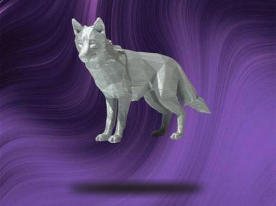 Mountain Wolf Decoration