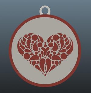 Tribal Heart Pendant