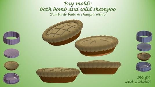 PAY MOLDS: BATH BOMB, SOLID SHAMPOO