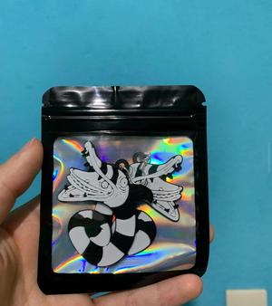 Beetlejuice Sandworm earring