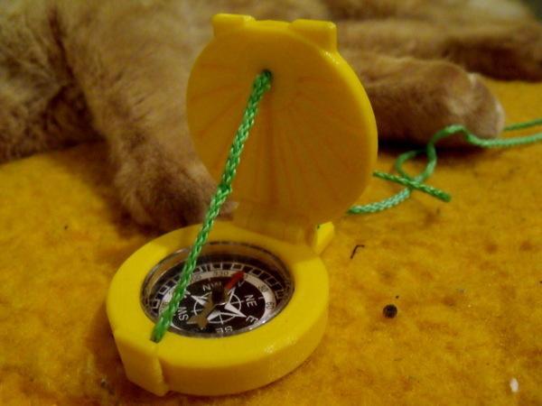 Pocket Sun Dial, foldable