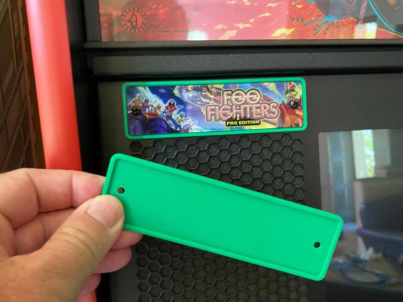 Stern Backbox Placard Backer