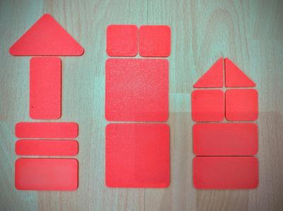 Red Mosaic for Verena Schweizer's Neurotraining