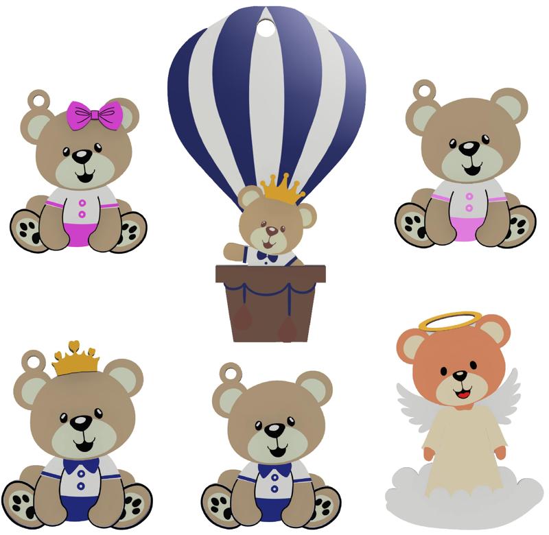 Teddy Bears Keychain - Teddy Bear Keychain