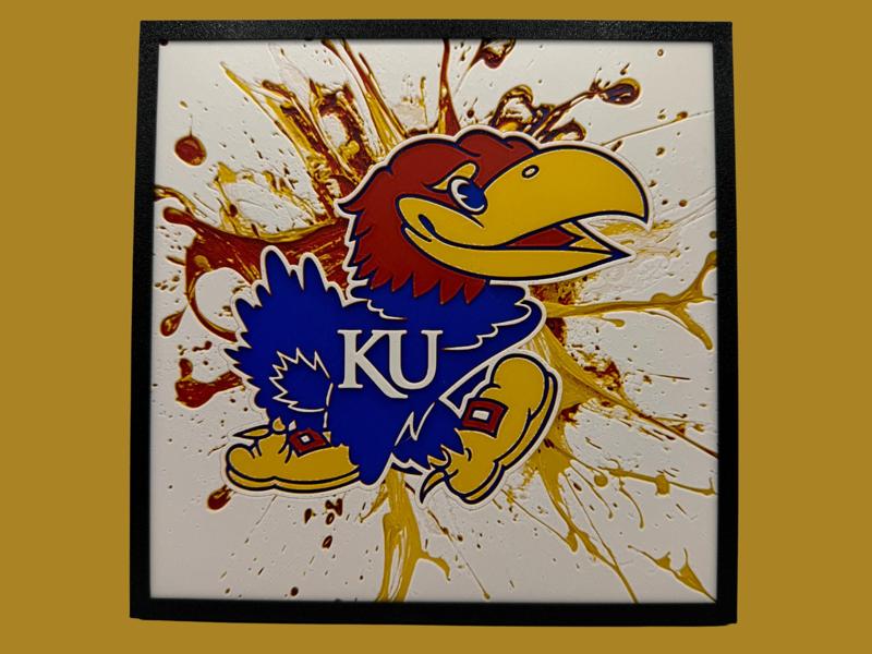 Kansas University - Jayhawks Hueforge
