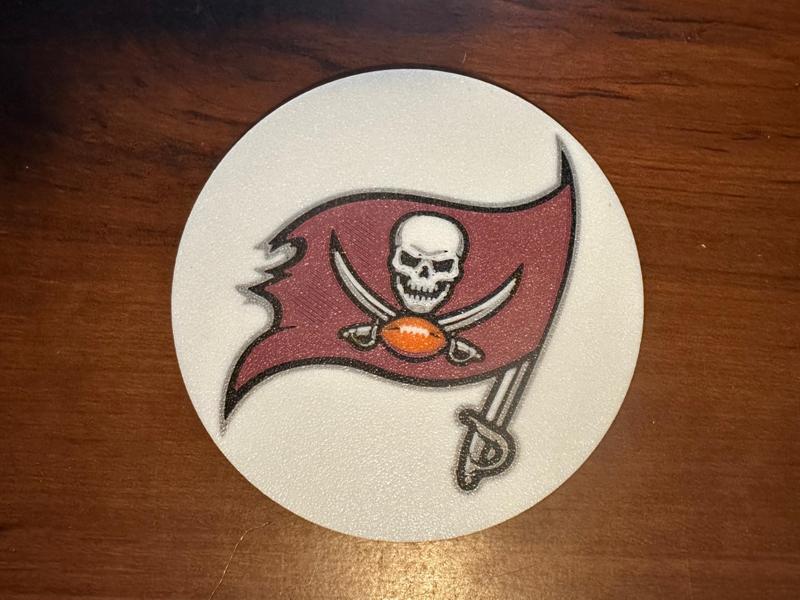 Tampa Bay Buccaneers Coaster Set