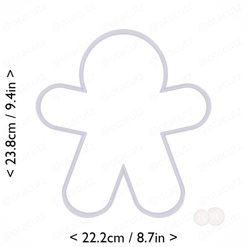 Gingerbread Man Cookie Cutter 9in / 22.9cm