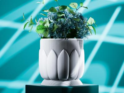 Modern planter & Vase | Stl file included