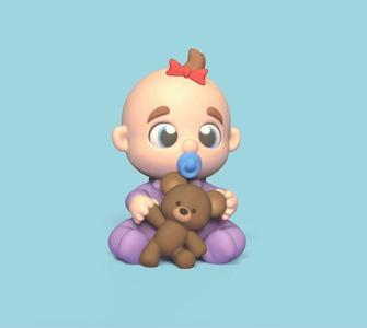 Baby and Bear Toy
