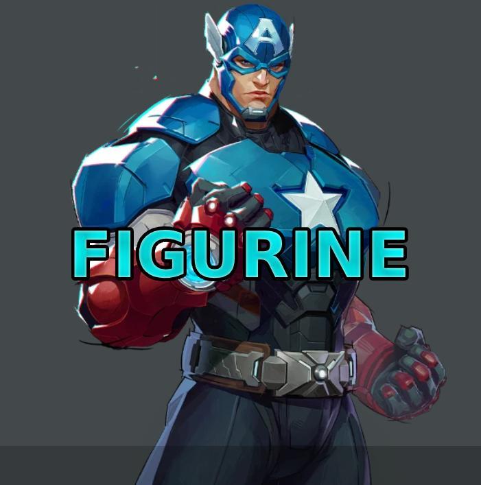 CAptain America, Steve Rogers, Chris Evanes, Default Costume Marvel Rivals Figurine for 3d printing gift holiday