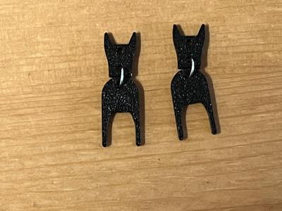 dog earrings