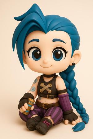 Jynx League of Legends Arcane chibi cute