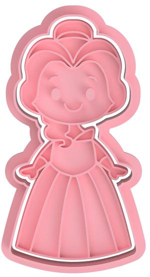 PRINCESS BELLE CUTTER FOR COOKIE AND FONDANT