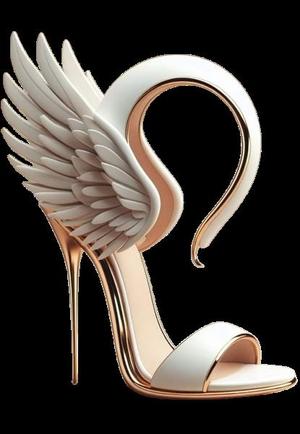 Fantasy Winged High Heel Sandals