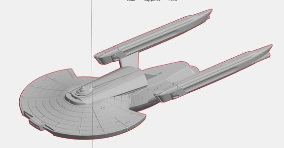 USS Shangri la - star trek federation ship
