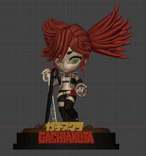 GACHIAKUTA CHARACTER CHIBI ( RIYO)