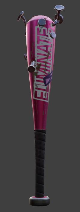 Foul Play Spiked Baseball Bat Prop STL - 3D Printable Weapon