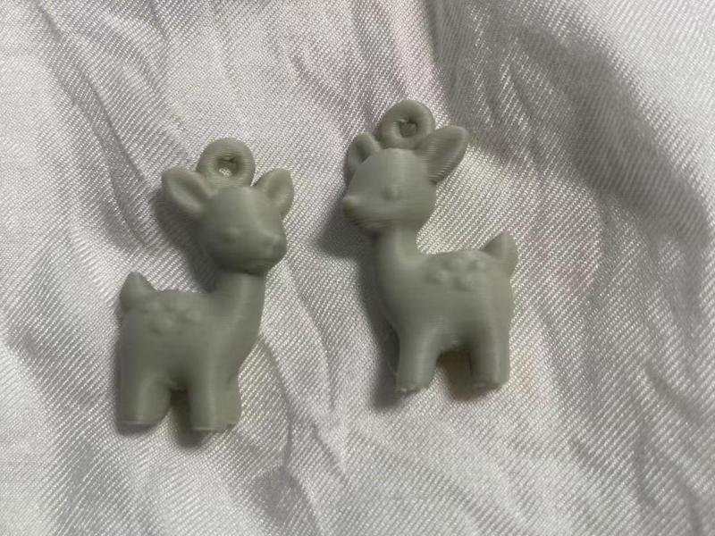 3D Printed Reindeer Earrings