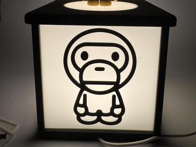 Baby milo ligthbox panel 125mm