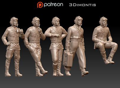 Tank Crew WW2 Russia 3D print model