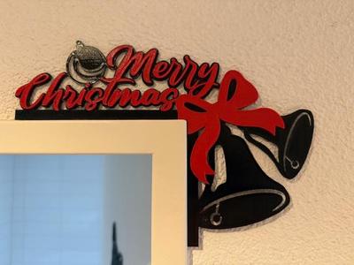 Christmas Door Corner Merry Christmas