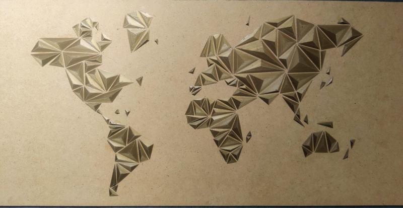 Origami globe
