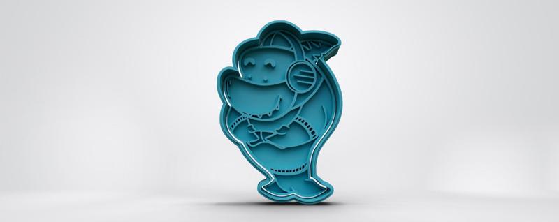 Big Gil 3 cookie cutter from Ryan's World