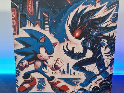 Sonic Vs Devil - Hueforge 200x200