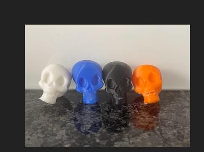 Mini Kawaii Halloween Skull -  Desktop Decoration