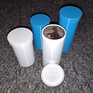 BRITANNIA SILVER BULLION ONE 1 OZ COIN STORAGE TUBES