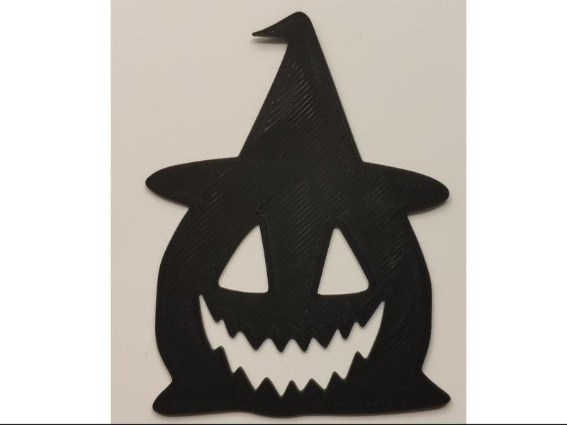 Halloween decoration - pumpkin sticker