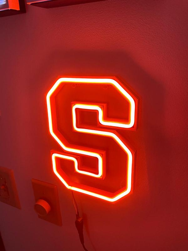 Syracuse University Neon sign/Michigan State