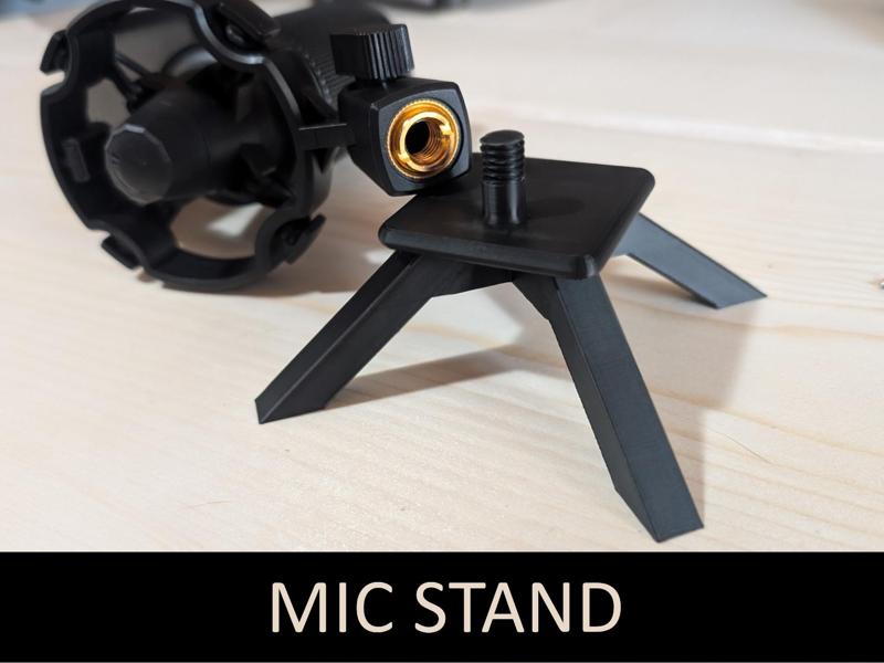Microphone Stand with 3/8" Thread