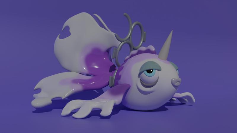 goldeen poison (fanart)