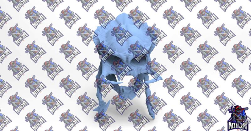 Predator Skull Mask for 3d printing