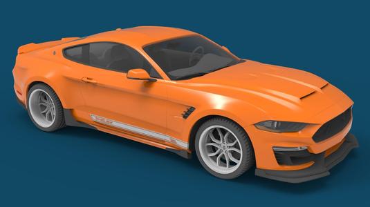 Ford Mustang Shelby Super Snake ready to print