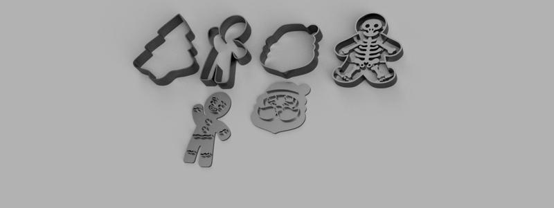 Molde de galletas navideña