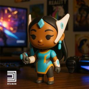 Overwatch 2 Symmetra - Chibi Cute toyart
