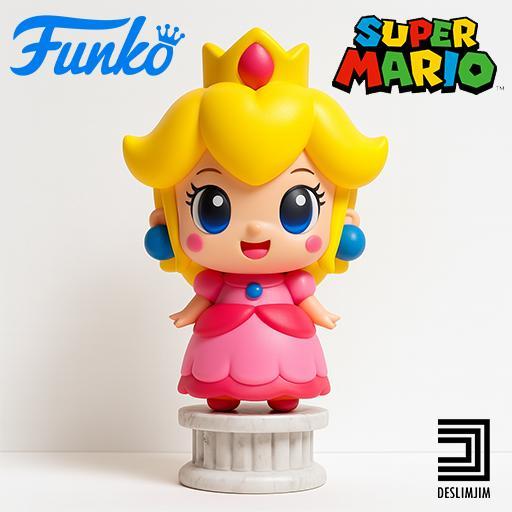 Princess Peach Princesa Super Mario Bros Toyart