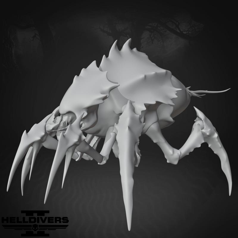 HELLDIVERS 2 - TERMINIDS BABY PRINTABLE