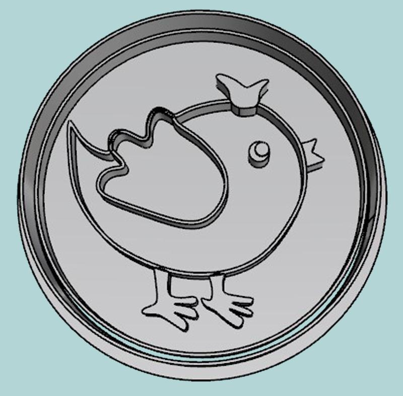 Circle Bird Cutter. Cutter and Seal