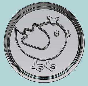 Circle Bird Cutter. Cutter and Seal